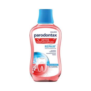 408749 Parodontax Active Zahnfleischpflege Repair Frische Minze, 0 Prozent Alkohol, Mundspuelung, 300ml